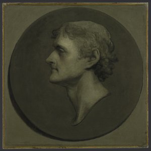 Thomas Jefferson (Het Medaillonportret) door Gilbert Stuart