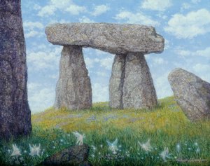 Oude stenen, 2001 (acryl op board)
