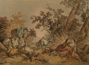 La Grande Pastorale door Gilles Demarteau