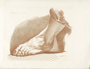 Studie van linkervoet door Gilles Demarteau