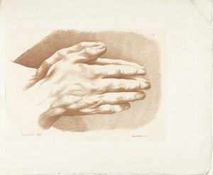 Studie van twee handen door Gilles Demarteau