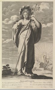 Sibylle de Cumes, ca. 1635. Makers: Gilles Rousselet, Abraham Bosse door Gilles Rousselet and Abraham Bosse