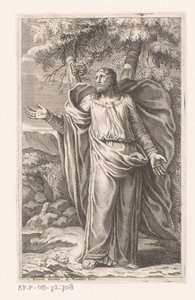 Christus in de Wildernis door Gilles Rousselet