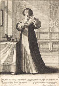 Het vuur door Gilles Rousselet after Grégoire Huret