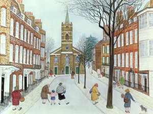 Church Row II, Hampstead door Gillian Lawson
