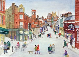 Heath Street, Hampstead door Gillian Lawson