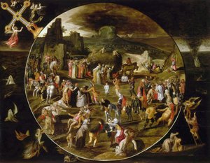 De Hooikar, Allegorie van de IJdelheid van de Wereld door Gillis Mostaert