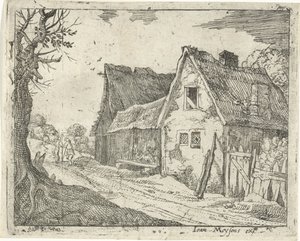 Boerderij aan een landweg