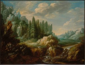Bosrijk berglandschap door Gillis i Peeters