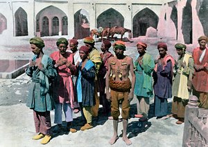 Derwisjen en martelaren, Teheran, ca. 1890