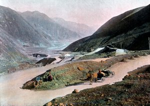 Georgische militaire weg door Gillot