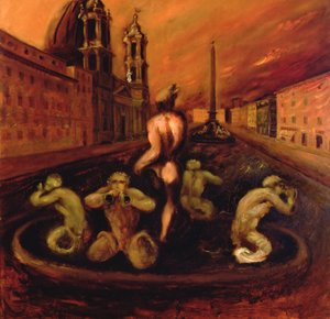 Piazza Navona door Gino 1904 33 Bonichi