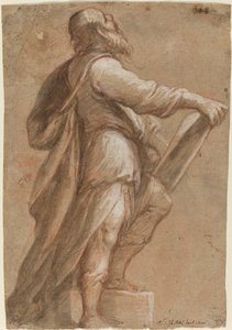Een Heilige met een Boek door Gioacchino Assereto