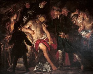 De dood van Cato, ca. 1640 door Gioacchino Assereto