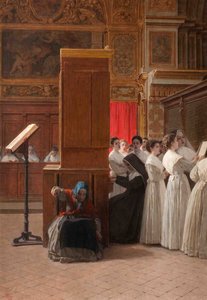 Kerkkoor door Gioacchino Toma