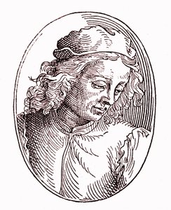 Raffaellino Del Garbo door Giorgio (after) Vasari