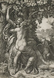 Angelica en Medor door Giorgio Ghisi