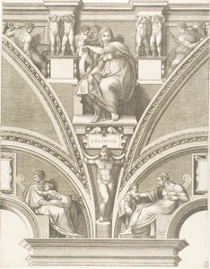 De Delphische Sibylle door Giorgio Ghisi