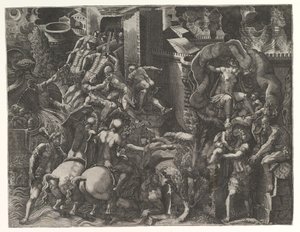 De Val van Troje en de Ontsnapping van Aeneas