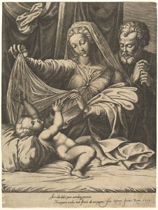 De Madonna van Loreto, voor 1575 door Giorgio Ghisi