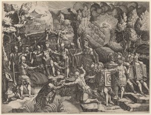 Sinon bedriegt de Trojanen