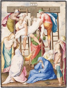 De kruisafneming door Giorgio Giulio Clovio