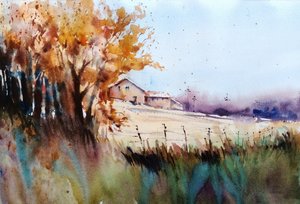 Autumn Hillside Farm