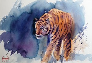 Majestueuze tijgerpas door Giorgio Gosti