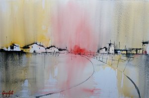 Kleuren van Waterfront Village door Giorgio Gosti
