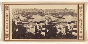 Panorama (Genua) door Giorgio Sommer