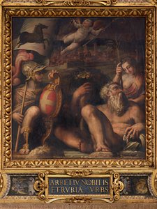 Allegorie van Arezzo door Giorgio Vasari