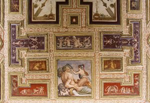 (detail) Ceres voedt Triptolemus, plafond van Altoviti, 1553
