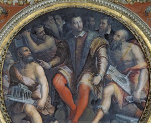 Cosimo I en Zijn Kunstenaars, uit de Sala di Cosimo I