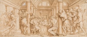 Bruiloftsmaal van Esther en Ahasverus