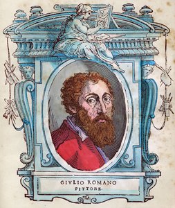 Portret van Jules Romain (Giulio di Pietro di Filippo door Gianuzzi, genaamd Giulio Pippi, later Giulio Romano) (1499-1546)