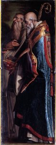 Heiligen Benedictus en Romualdo door Giorgio Vasari