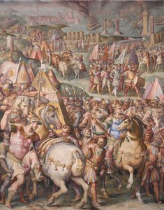 De keizer Maximiliaan heft het beleg van Livorno op, 1568-1571