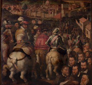 Triomf van de oorlog tegen Siena, 1563-1565 door Giorgio Vasari