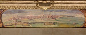 Uitzicht op Siena, 1557-1558