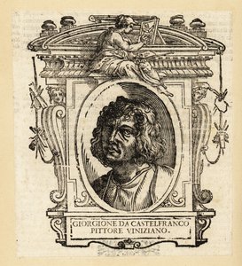 Portret van Giorgione, Italiaanse schilder van de Venetiaanse school tijdens de Hoge Renaissance uit Venetië, circa 1477-1510 door after Giorgione