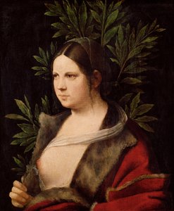 Jonge Vrouw Laura, 1506 door Giorgione da Castelfranco