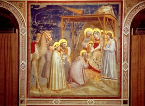Aanbidding der wijzen, Kapel van de Scrovegni, Padua, ca. 1305 (fresco)