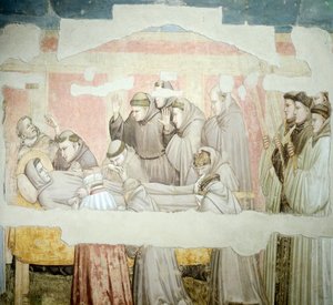 De rouw van Sint-Franciscus
