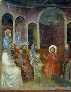 Jezus in de tempel tussen de dokters (detail)