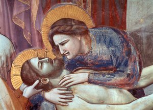 Rouw om Christus (detail) door Giotto (c.1266 1337)