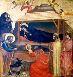 De Driekoningen, c1230 door Giotto di Bondone