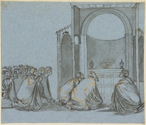 Gebed voor de bloei van de staven door Giotto di Bondone
