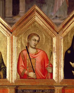Heilige uit de St. Reparata polyptiek (detail) door Giotto di Bondone