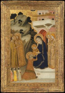 De aanbidding der wijzen, ca. 1340-43 door Giotto di Bondone