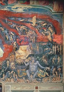 Het Laatste Oordeel, detail van de Hel, 1303-05 (detail)